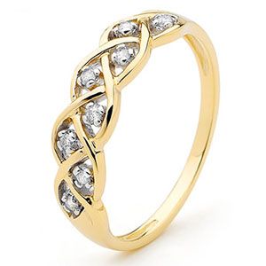 Diamond Gold Ring - Dreamweaver