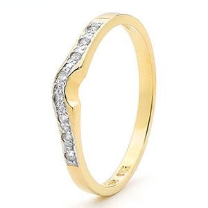 Diamond Gold Ring - Eternity .10ct