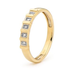 Diamond Gold Ring - Eternity Style