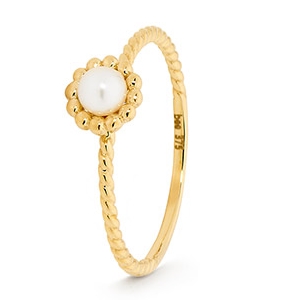 Pearl Gold Ring