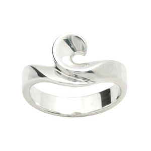 Silver Ring - Curl