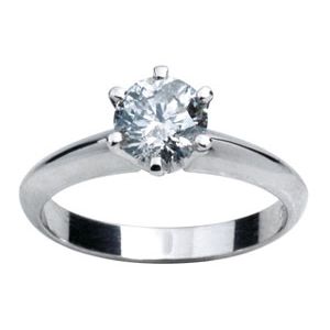 Cubic Zirconia CZ Silver Ring - Promise Ring
