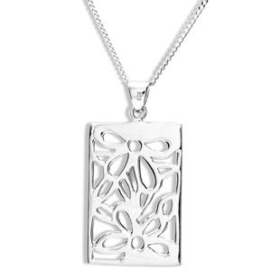 Silver Pendant - Flower