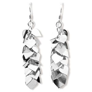 Silver Earrings - Heart