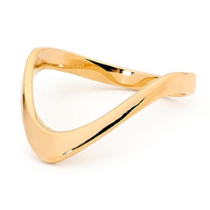 Gold Ring - Wishbone Wedder