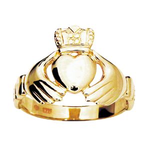 Gold Ring - Claddagh for Men