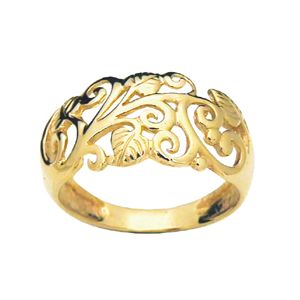 Gold Ring - Filigree Ivy