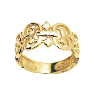 Gold Ring - Fleur de Lys