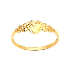 Gold Ring - Heart Size O