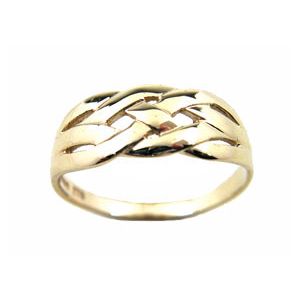 Gold Ring - Plait