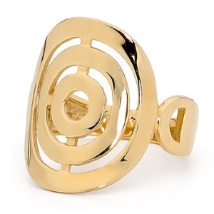 Gold Ring - Circles