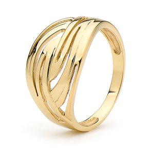 Gold Ring - Swirls