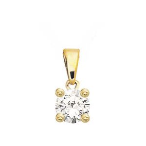 Diamond Gold Pendant .10ct