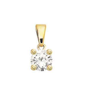 Diamond Gold Pendant .15ct