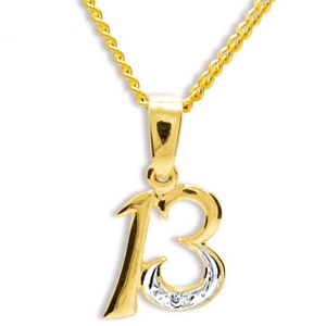 Diamond Gold Pendant - 13