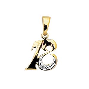 Diamond Gold Pendant - 18