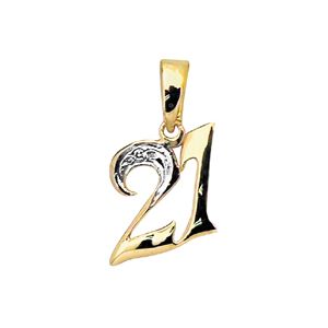 Diamond Gold Pendant - 21