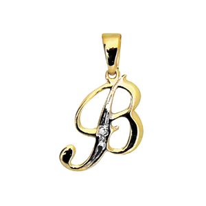 Diamond Gold Pendant - B