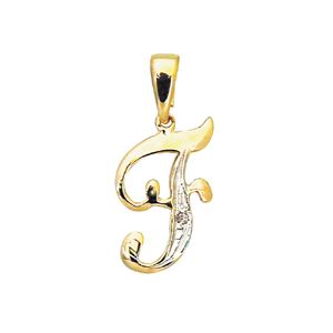 Diamond Gold Pendant - F