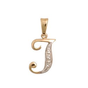 Diamond Gold Pendant - J