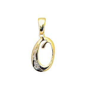 Diamond Gold Pendant - O