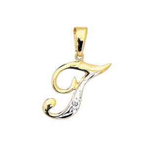 Diamond Gold Pendant - T