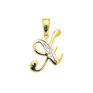 Diamond Gold Pendant - X