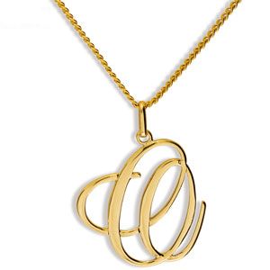 Gold Pendant - O