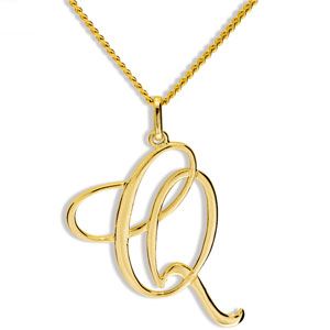 Gold Pendant - Q