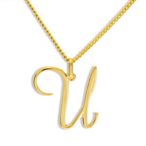 Gold Pendant - U