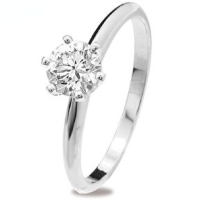 Diamond Platinum Ring - Solitaire .60ct