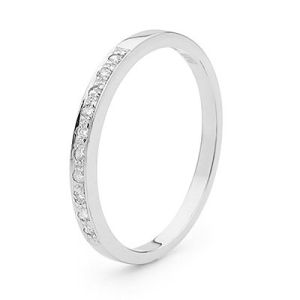 Diamond Platinum Ring - Eternity Band