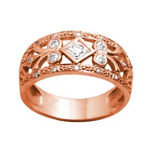 Diamond Rose Gold Ring