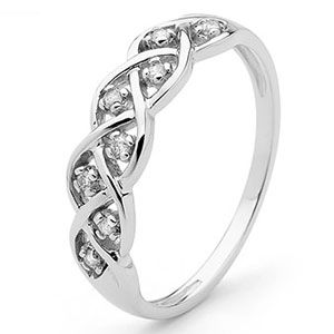 Diamond White Gold Ring - Dreamweaver