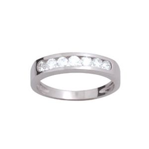 Diamond White Gold Ring - Eternity Classic