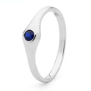 Sapphire White Gold Ring