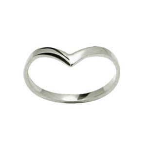 White Gold Ring - Wishbone