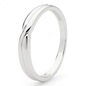 White Gold Ring - Wedding Band