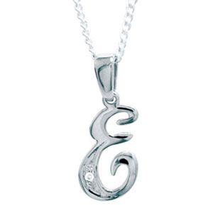 Diamond White Gold Pendant - E