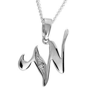 Diamond White Gold Pendant - W