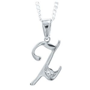 Diamond White Gold Pendant - Z