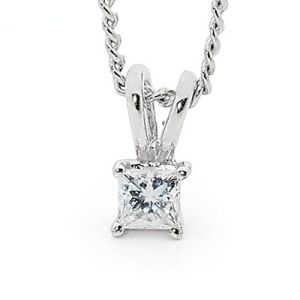 Diamond White Gold Pendant .07ct