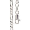Silver Bracelet - Figaro 1+3 Chain 3.0mm x 19cm