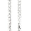 Silver Bracelet - Double Curb Chain 4.0mm x 19cm
