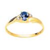 Ceylon Sapphire and Diamond Gold Ring