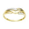 Diamond Gold Ring - Wishbone