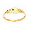 Blue Sapphire Children's Gold Ring