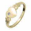 Blue Sapphire Children's Gold Ring