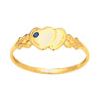 Blue Sapphire Children's Gold Ring