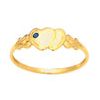 Blue Sapphire Children's Gold Ring